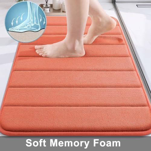Buganda Memory Foam Bath Mat 24 x 16, Ultra Soft Absorbent Bathroom Rugs - Image 3