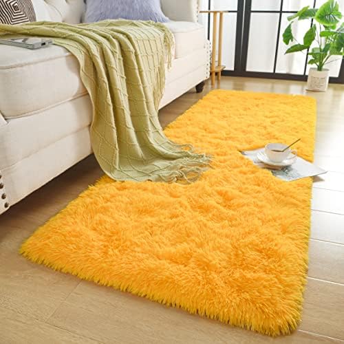 Chicrug Soft Runner Rugs for Bedroom Living Room Plush Fluffy Rug 2x6 - Image 5