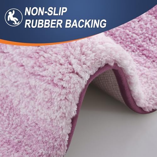 OLANLY Bathroom Runner Rug 40x24, Extra Soft Absorbent Microfiber Bath Rugs - Image 5