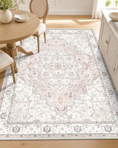 OLANLY 3x5 Washable Accent Rug, Soft Non Slip Carpet for Entryway Bedside by OLANLY