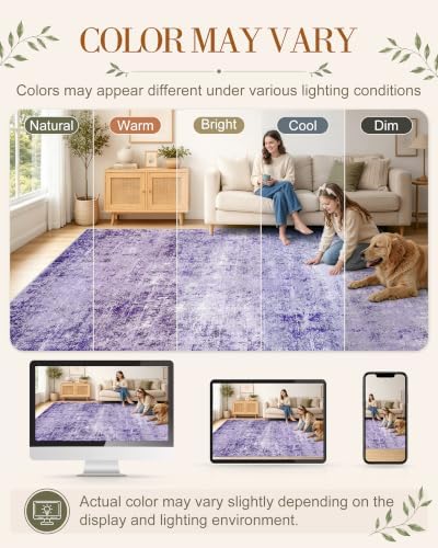 OLANLY 2x3 Washable Small Rug Non Slip Indoor Door Mat for Entryway Bedside - Image 2