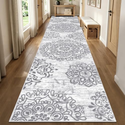 HEBE Hallway Runner Rug 2'8''x14', Washable Non Slip Kitchen Rug Runner by HEBE