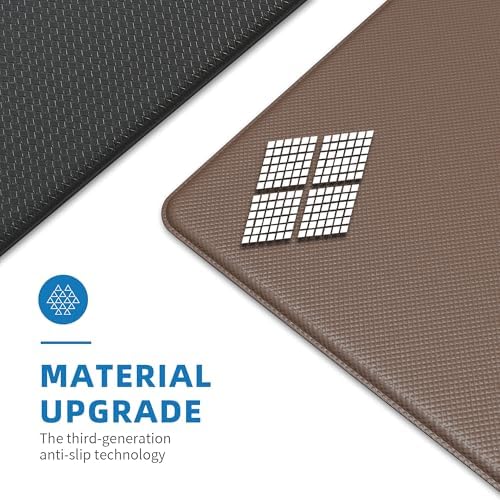 Kitchen Mats for Floor, [2PCS] Anti-Fatigue Kitchen Rugs, Black - Image 5
