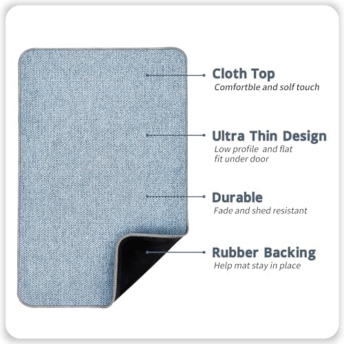 Bath Mat,Ultra Thin Bathroom Rugs,Rubber Bath Mats for Bathroom,Bath rugs - Image 3