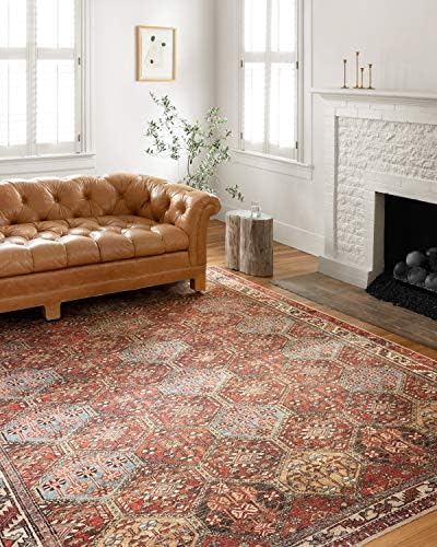 Loloi Loren Spice/Multi 2'-6" x 7'-6" Runner Rug - Image 2