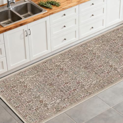 2'6" x 8' Runners Rug for Hallway Washable Soft Carpet (Moss) - Image 2