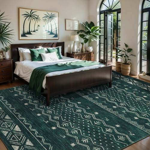 SERISSA 6x9 Washable Non-Slip Boho Area Rug for Living Room - Image 2