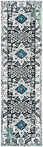 SAFAVIEH Vintage Hamadan Collection Runner Rug - 2'3" x 6', Dark Grey & Ivory, Traditional Persian Design, Non-Shedding & Easy to Clean, Ideal for Hallway, Foyer, Entryway, Bedroom (VTH211H) - Image 3