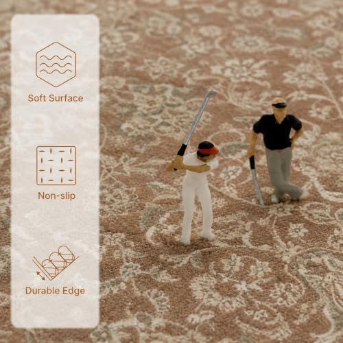 9x12 Area Rugs Washable Large Vintage Rug for Living Room Bedroom - Image 6