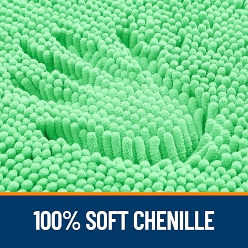 OLANLY Small Bathroom Rugs 30x18, Extra Soft Absorbent Chenille Bath Rugs - Image 3