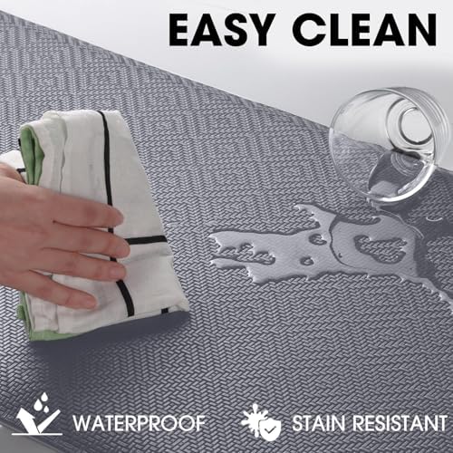 Anti-Fatigue Kitchen Mats for Floor Standing and Comfort Desk Mats 17"x39" - Image 4