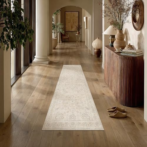 2x6 Light Cream Neutral Runner Rug - Image 2