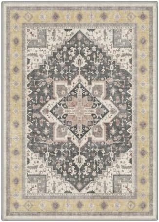 GENIMO 8x10 Outdoor Rug, Washable Quick Dry for Patio, Dusty Ochre - Image 2