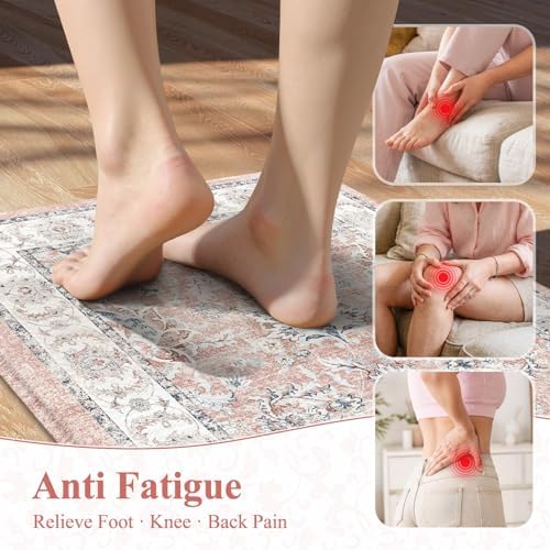 KIMODE Anti Fatigue Mats for Kitchen Floor 2PCS Cushioned Standing Mat - Image 2