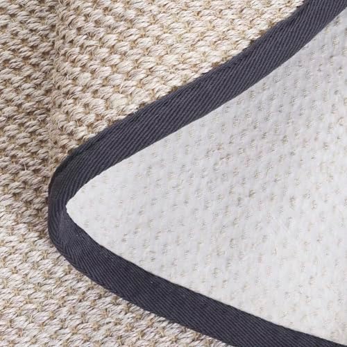 SAFAVIEH Natural Fiber Square Rug 10', Sisal Textured Marble NF143D - Image 3