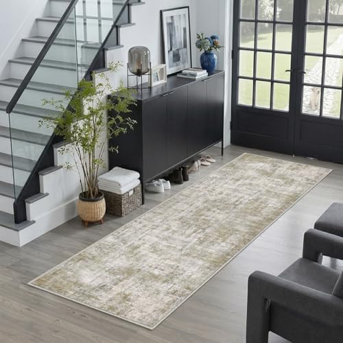 2x6 Abstract Kitchen Runner Rug Washable Non-Slip Bedroom Rugs by Unknown