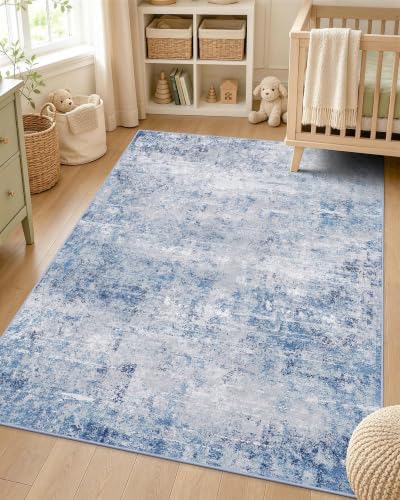 OLANLY 3x4 Washable Accent Rug, Soft Non Slip Carpet for Entryway Bedside by OLANLY