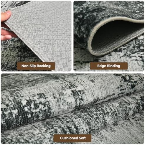 Washable Rugs 8x10 Area Rugs for Living Room,Bedroom,Dining Room,Nursery - Image 2