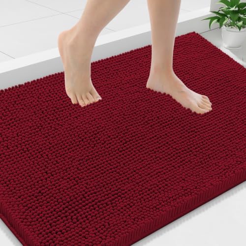 Smiry Bathroom Rugs 36X24, Luxury Chenille Extra Soft Absorbent Bath Mat by Smiry