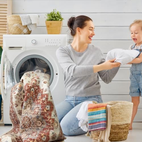 Washable 10x14 Area Rug: Soft Rugs for Living Room Stain Resistant Carpet - Image 4