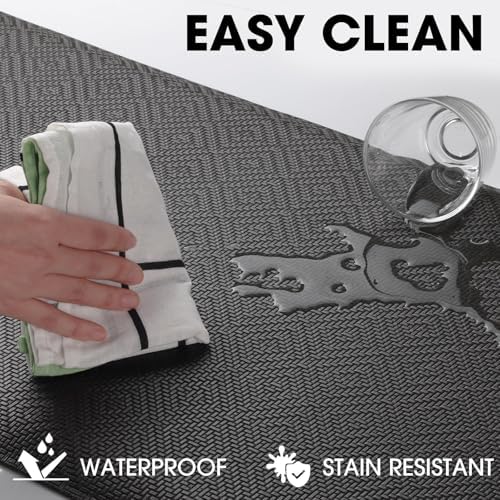 Anti-Fatigue Kitchen Mats for Floor Standing and Comfort Desk Mats 17"x60" - Image 4
