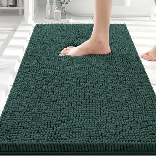 Smiry Bathroom Rugs 30X20, Luxury Chenille Extra Soft Absorbent Bath Mat by Smiry