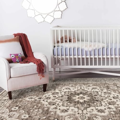 TOPRUUG Washable Oriental Area Rug: 5x7 Rugs for Living Room Soft Carpe - Image 3