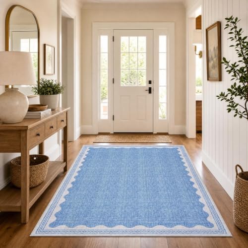GarveeHome Scalloped Rug by GarveeHome