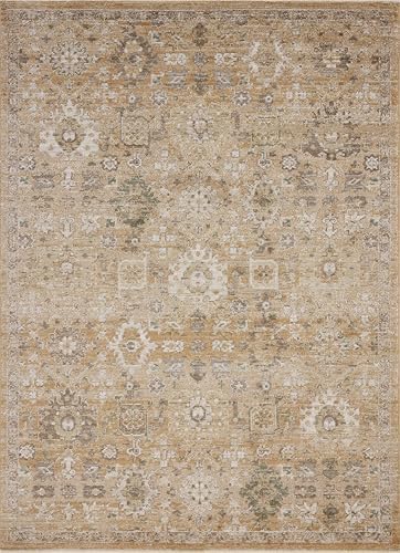 Loloi Magnolia Home Pace Sunset/Stone 18" x 18" Sample Rug - Image 3