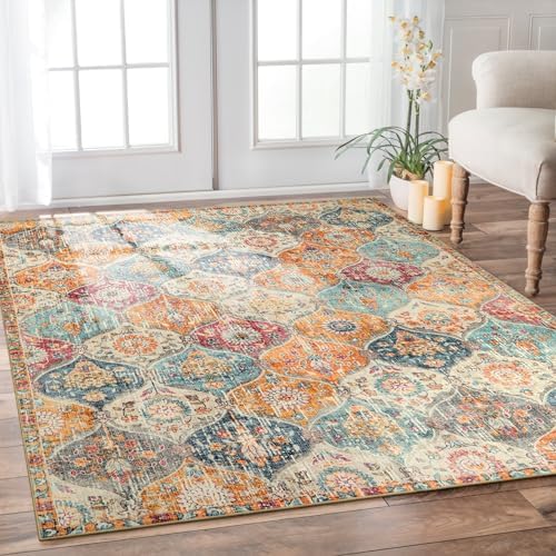 Lahome Moroccan 6x9 Rugs for Living Room, Washable 6x9 Area Rug for Bedroom by Lahome