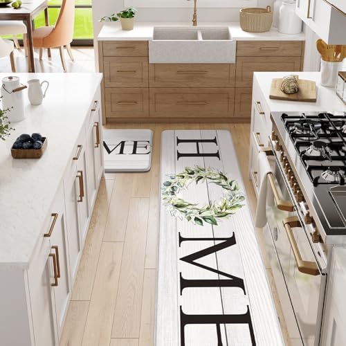 KIMODE Anti Fatigue Kitchen Mats for Floor Cushioned Kitchen Rugs Sets of 2 - Image 6