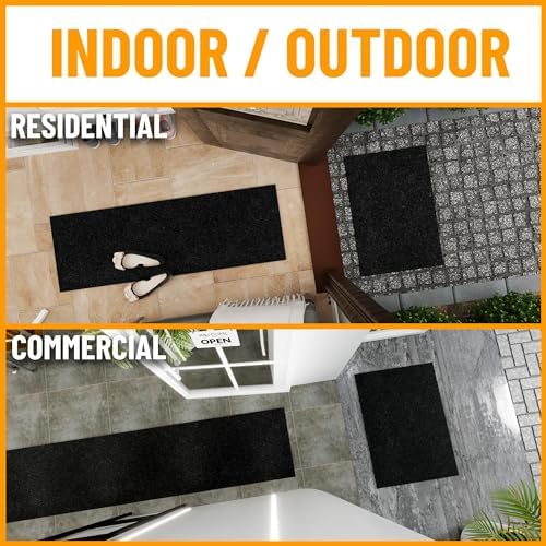 Ottomanson 3x12 Hallway Runner Rug – Non-Slip Indoor Outdoor Door Mat - Image 2
