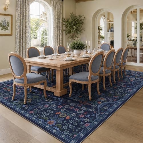 9x12 Large Floral Area Rug Soft Living Room Rug Indoor Carpet - Image 4