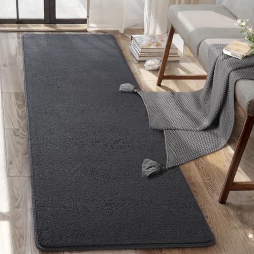 AROGAN 2x6 Runner Rug for Hallway, Long Runner Rugs Non Slip, Dark Grey - Image 5
