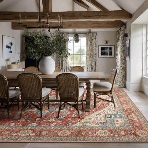 Machine Washable Rugs for Living Room: 9x12 Area Rugs for Bedroom - Image 4