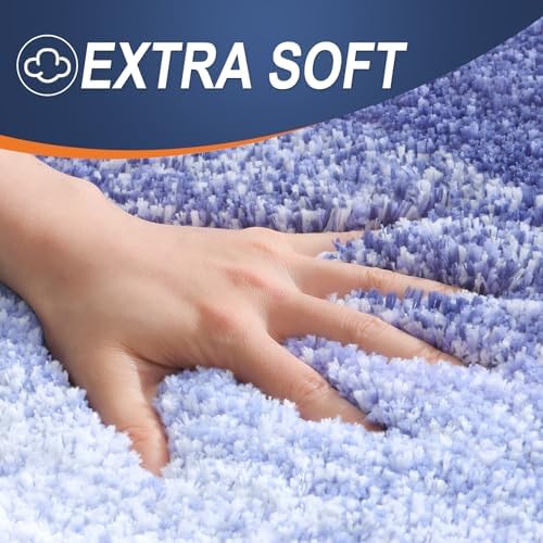 OLANLY Bathroom Runner Rug 45x27, Extra Soft Absorbent Microfiber Bath Rugs - Image 3