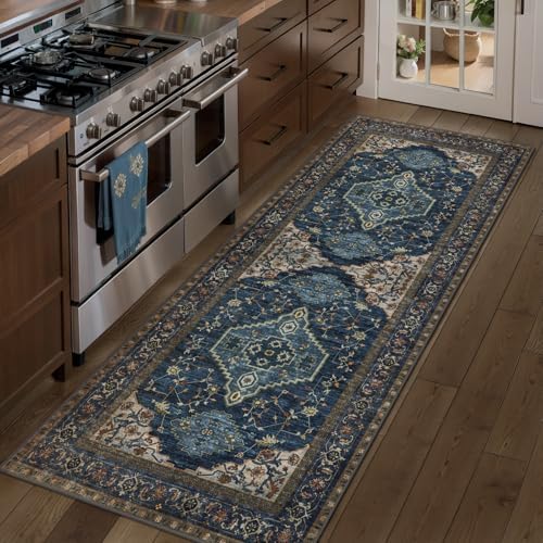 Tangsoo Oriental 2x6 Washable Runner Rugs for Hallways, Non Slip Runner Rug by Tangsoo
