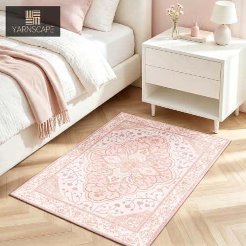 YARNSCAPE 2' x 3' Machine Washable Area Rug, Non-Slip Low-Pile Carpet - Image 4