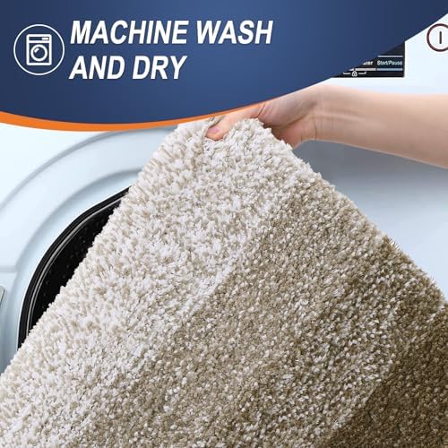 OLANLY Bathroom Runner Rug 44x20, Extra Soft Absorbent Microfiber Bath Rugs - Image 6