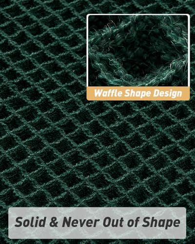 Upgraded Waffle Bath Mat Runner Absorbent Non Slip Bathroom Mat, 2' x 6' - Image 4
