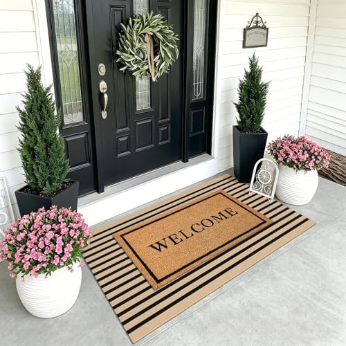 KOZYFLY Brown and Black Area Rug 3x5 Ft Washable - Image 2
