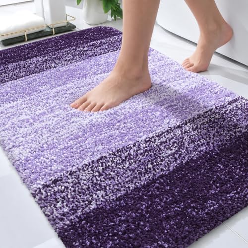 OLANLY Bathroom Rugs Mat 30x20, Extra Soft Absorbent Microfiber Bath Rugs by OLANLY
