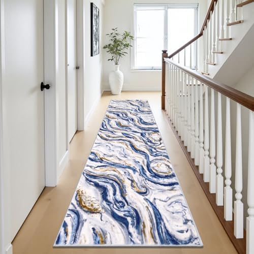 Yamaziot 2x8 Washable Modern Abstract Runner Rug Non-Slip for Hallways - Image 6