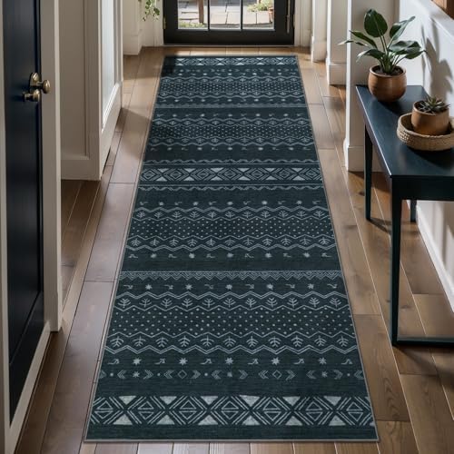 SERISSA 2x6 Washable Non-Slip Boho Runner Rug for Kitchen - Image 2