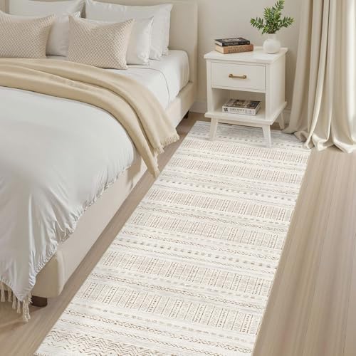 cotiled Hallway 2.6x8 Runner Rugs Washable Boho Moroccan Soft Rug - Image 4