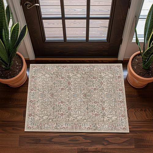2x3 Area Rug Washable Entry Rug Soft Carpet (Moss) by Unknown