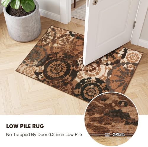 Washable 2x3 Entry Rug, Boho Small Throw Rugs for Entryway Door Mat - Image 4