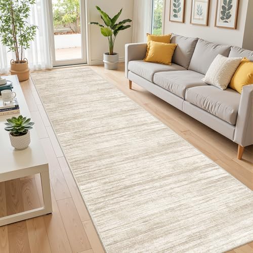 2x12 Runner Rug Non Slip,Washable Hallway Runner Rug,Brown - Image 4