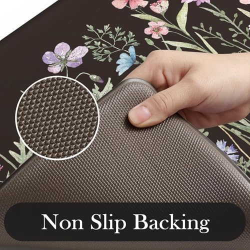 KIMODE Anti Fatigue Kitchen Mats for Floor,Cushioned Farmhouse Kitchen Rugs - Image 4