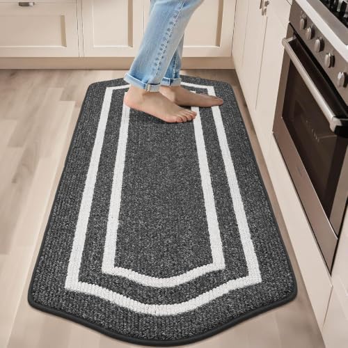 COSY HOMEER Kitchen Rugs and Mats 24"x59" Non Slip Kitchen Mats for Floor by COSYHOMEER